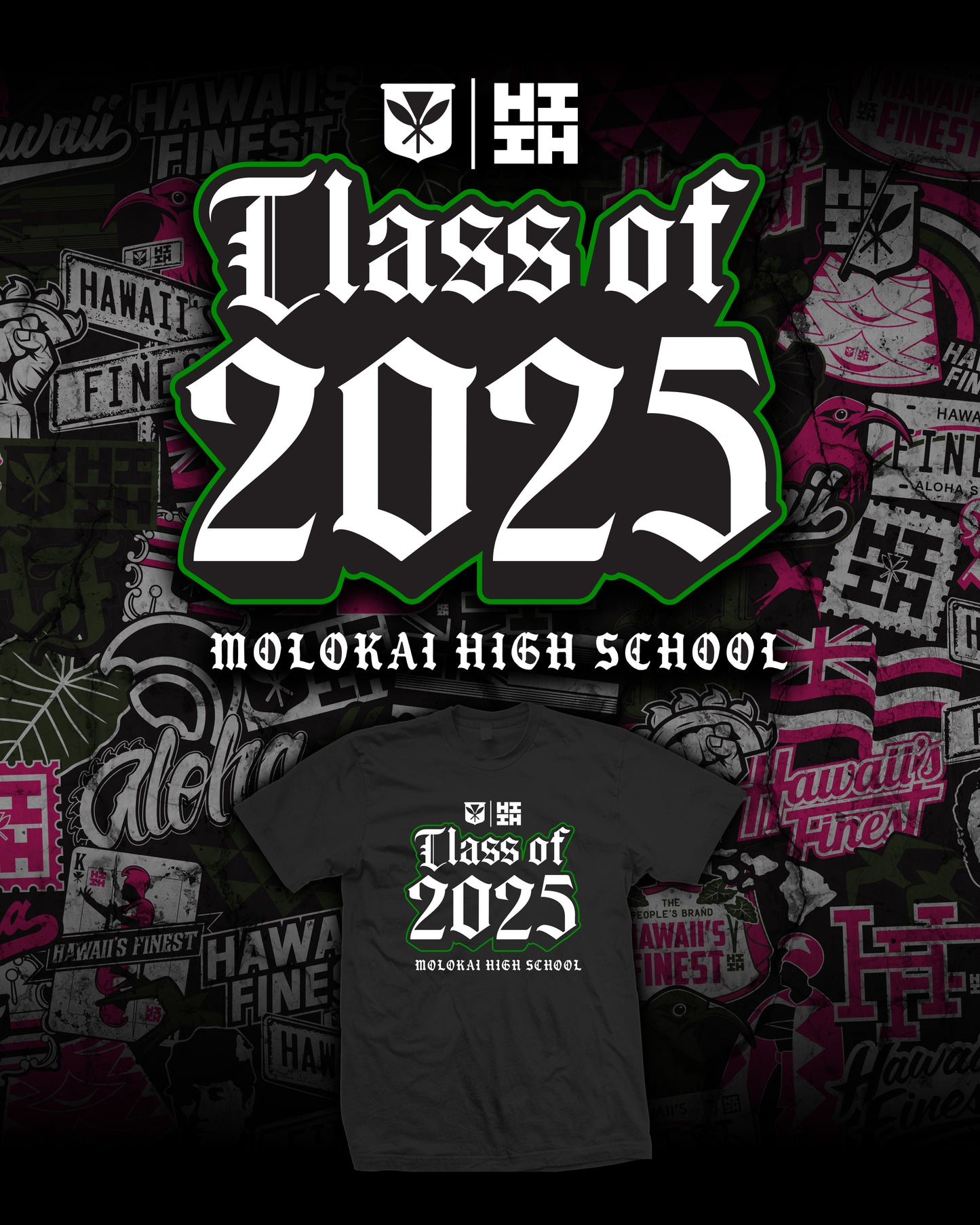 Class of 2025 Old English T-Shirt