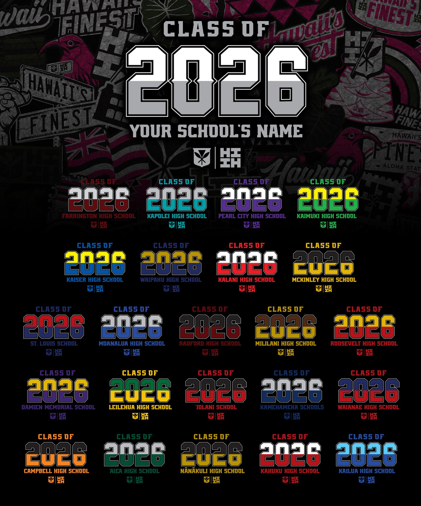 50/50 Class of 2026 T-Shirt