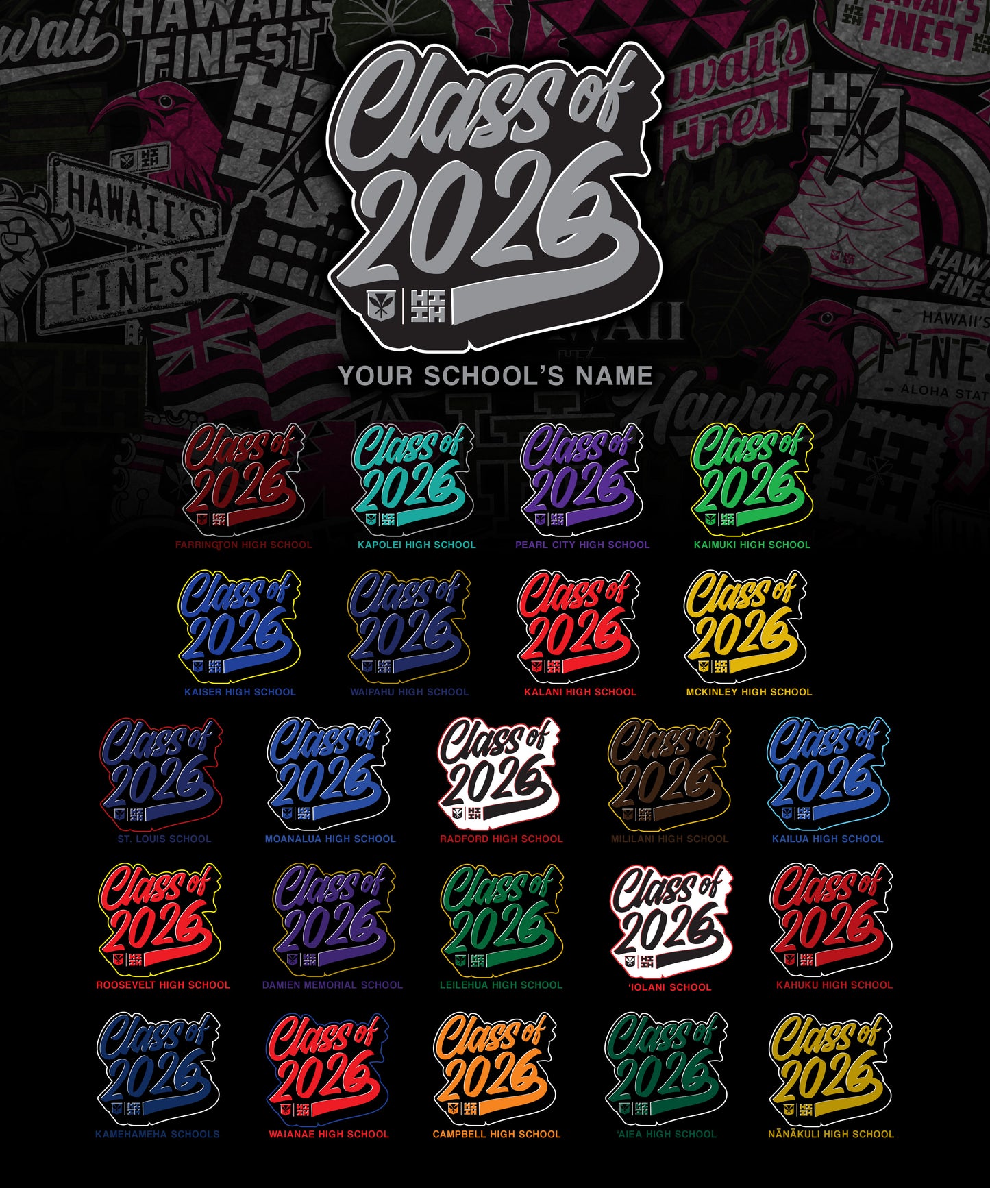 Script Class of 2026 T-Shirt