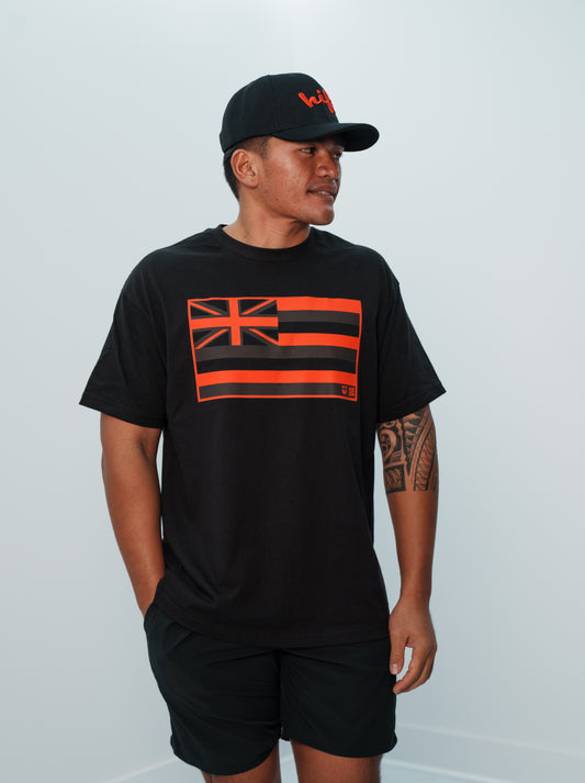 Red Flag T-Shirt - Black/Red