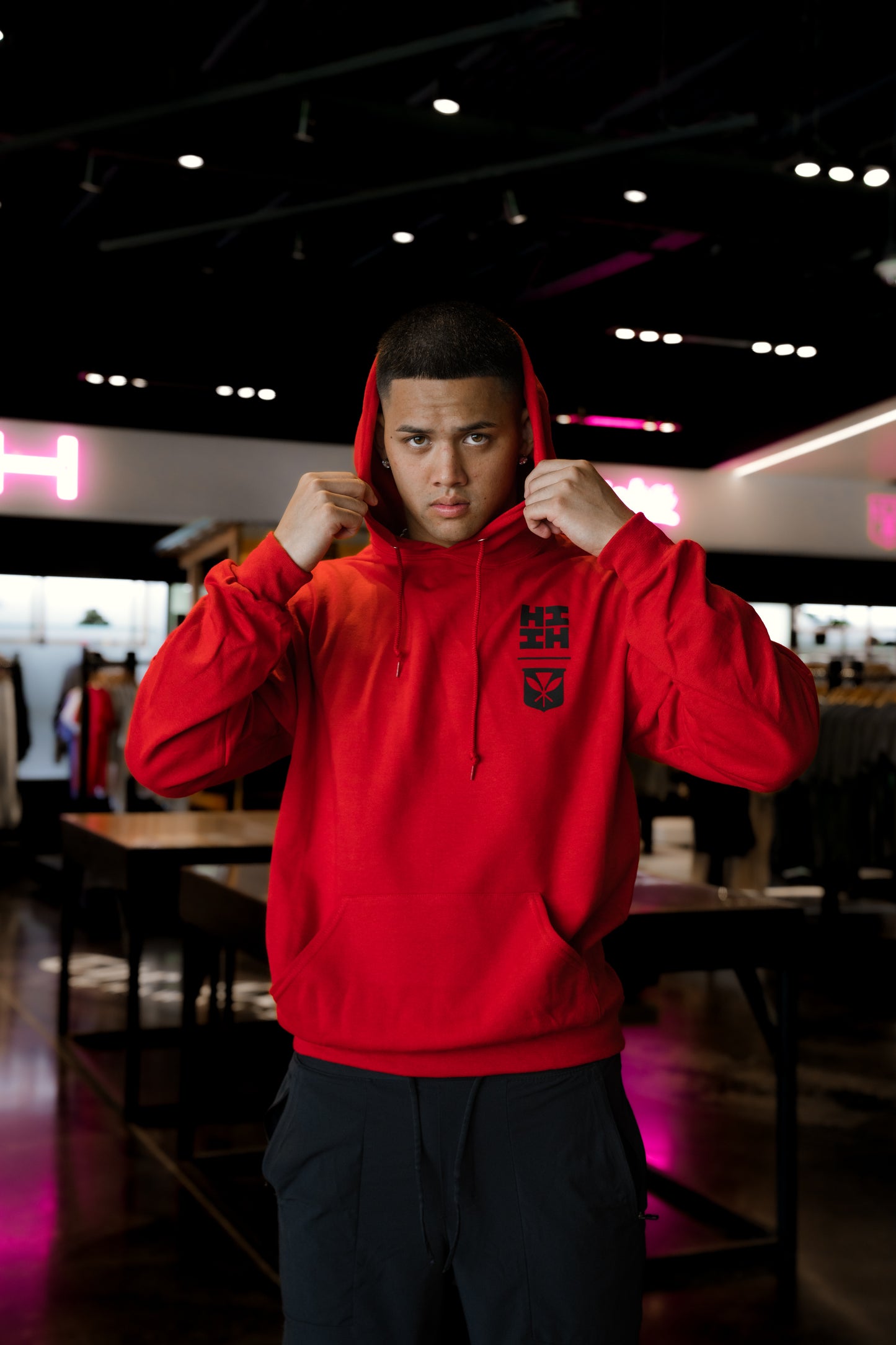 Red Arrow Logo Hoodie