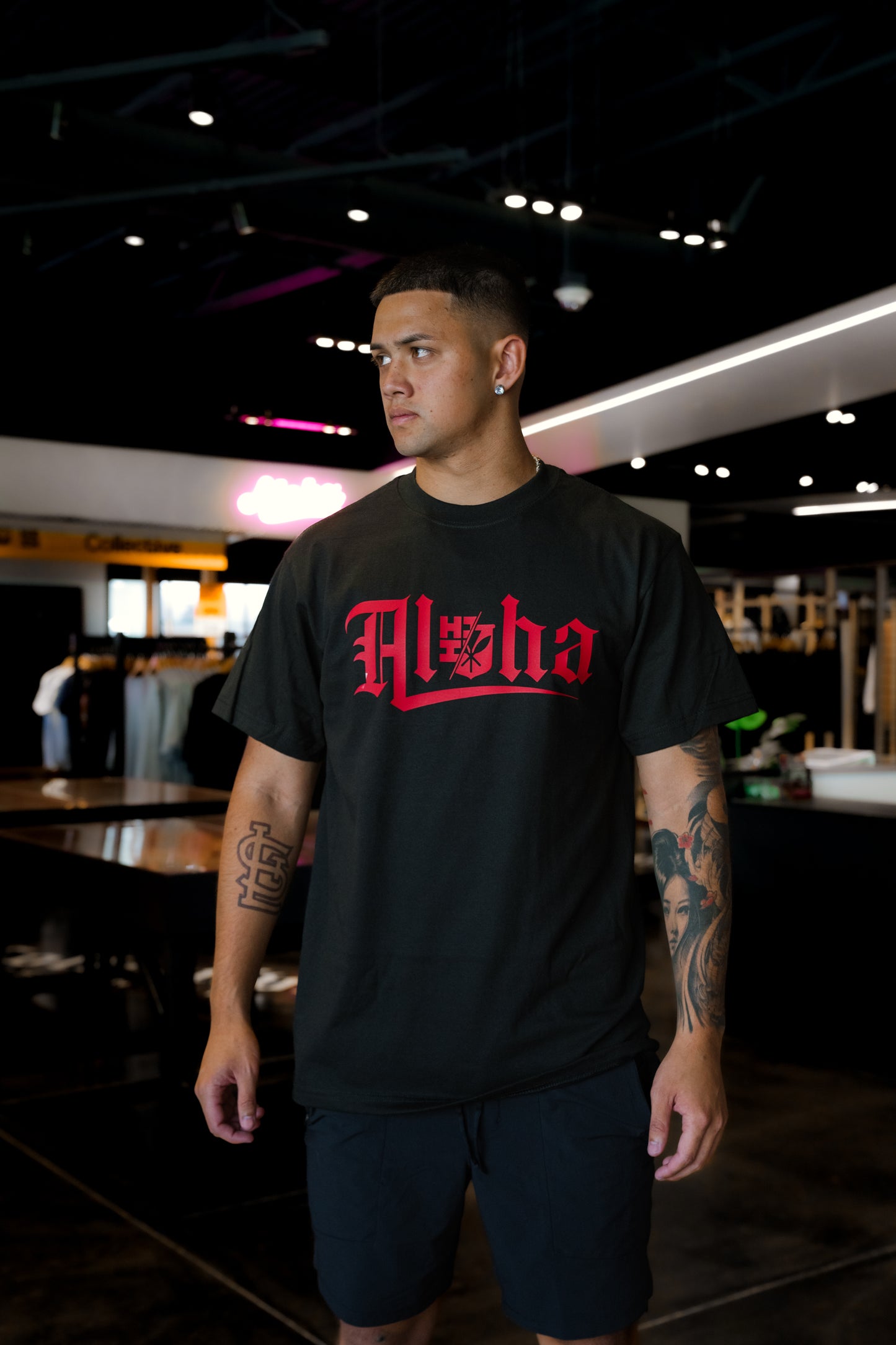 Aloha Red Oversized T-Shirt