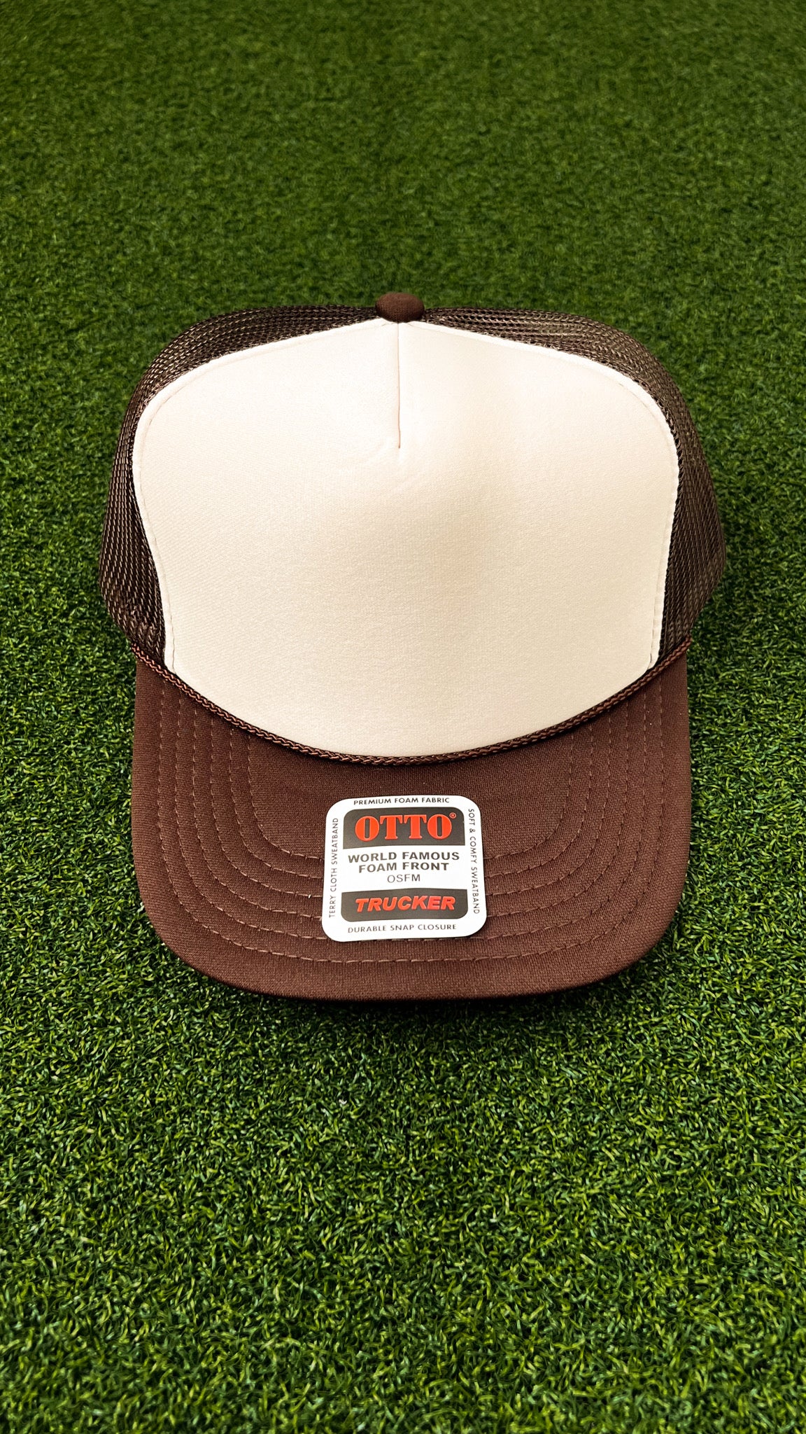 Brown & Beige Otto Cap