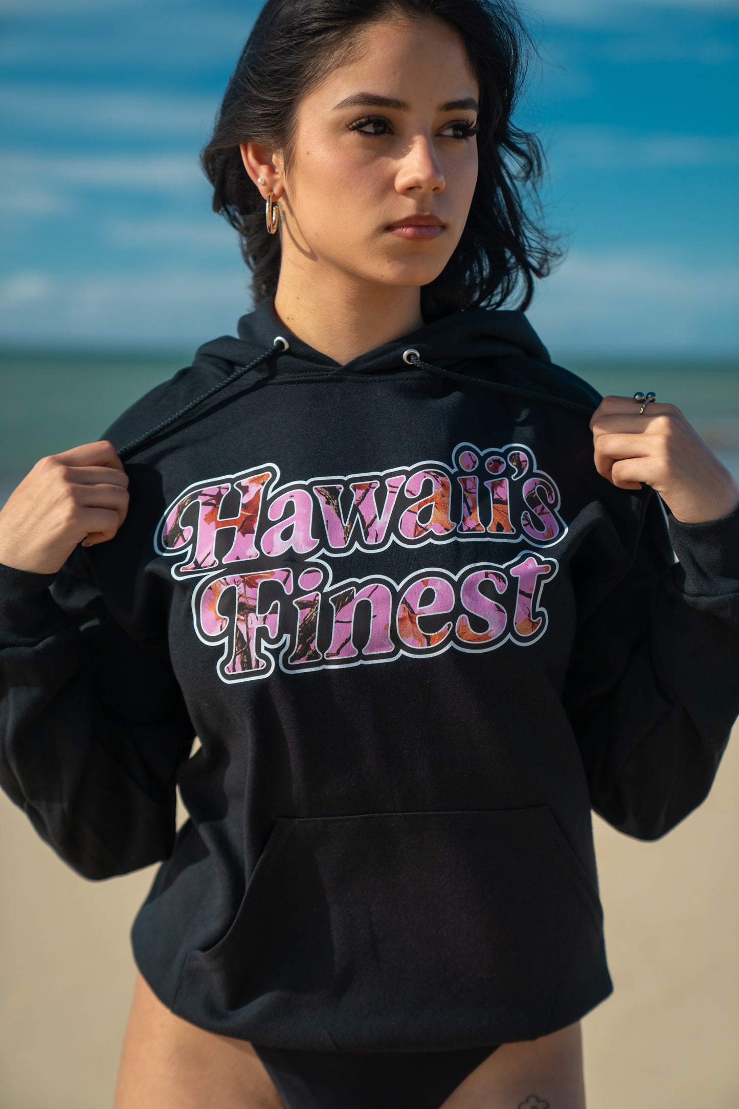 Pink Tree Camo Hoodie