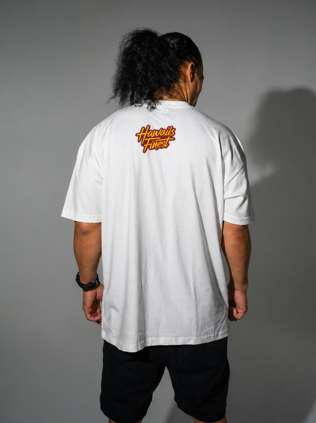 MAROON & GOLD WHITE T-SHIRT