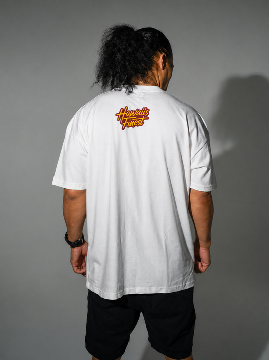 MAROON & GOLD WHITE T-SHIRT