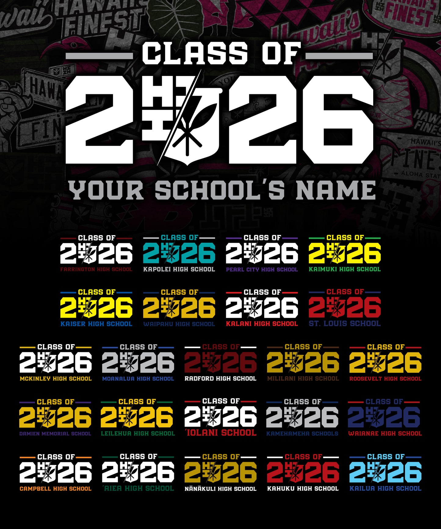 Split Logo Class of 2026 T-Shirt