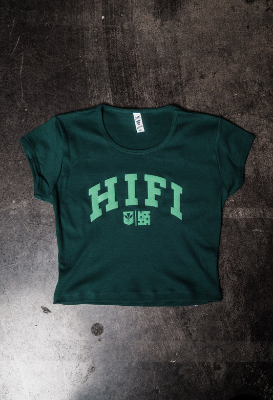 Green HIFI Womens Crop Top