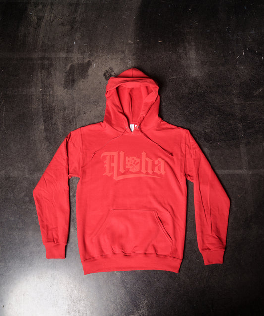 Red Aloha Hoodie