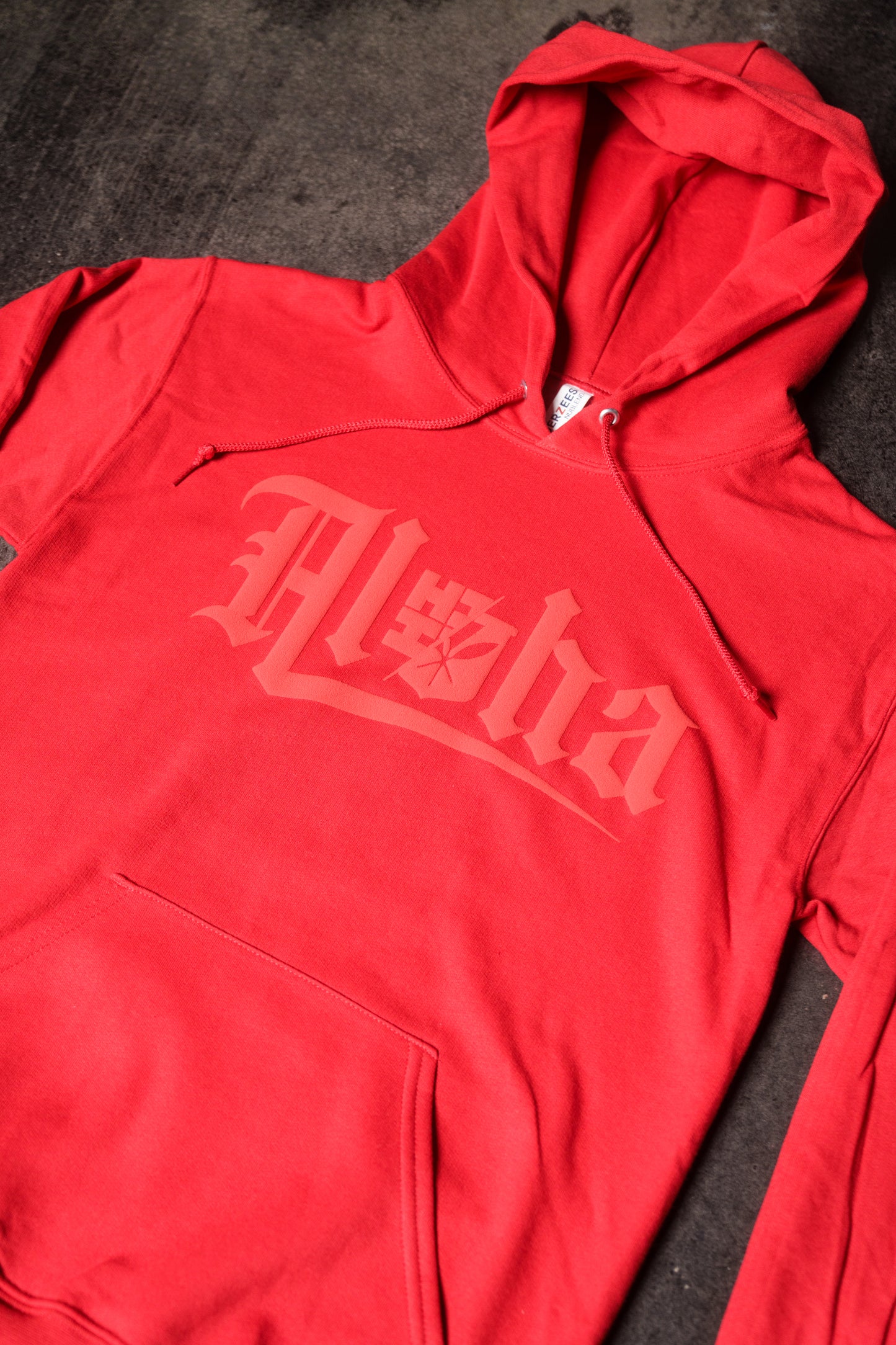 Red Aloha Hoodie