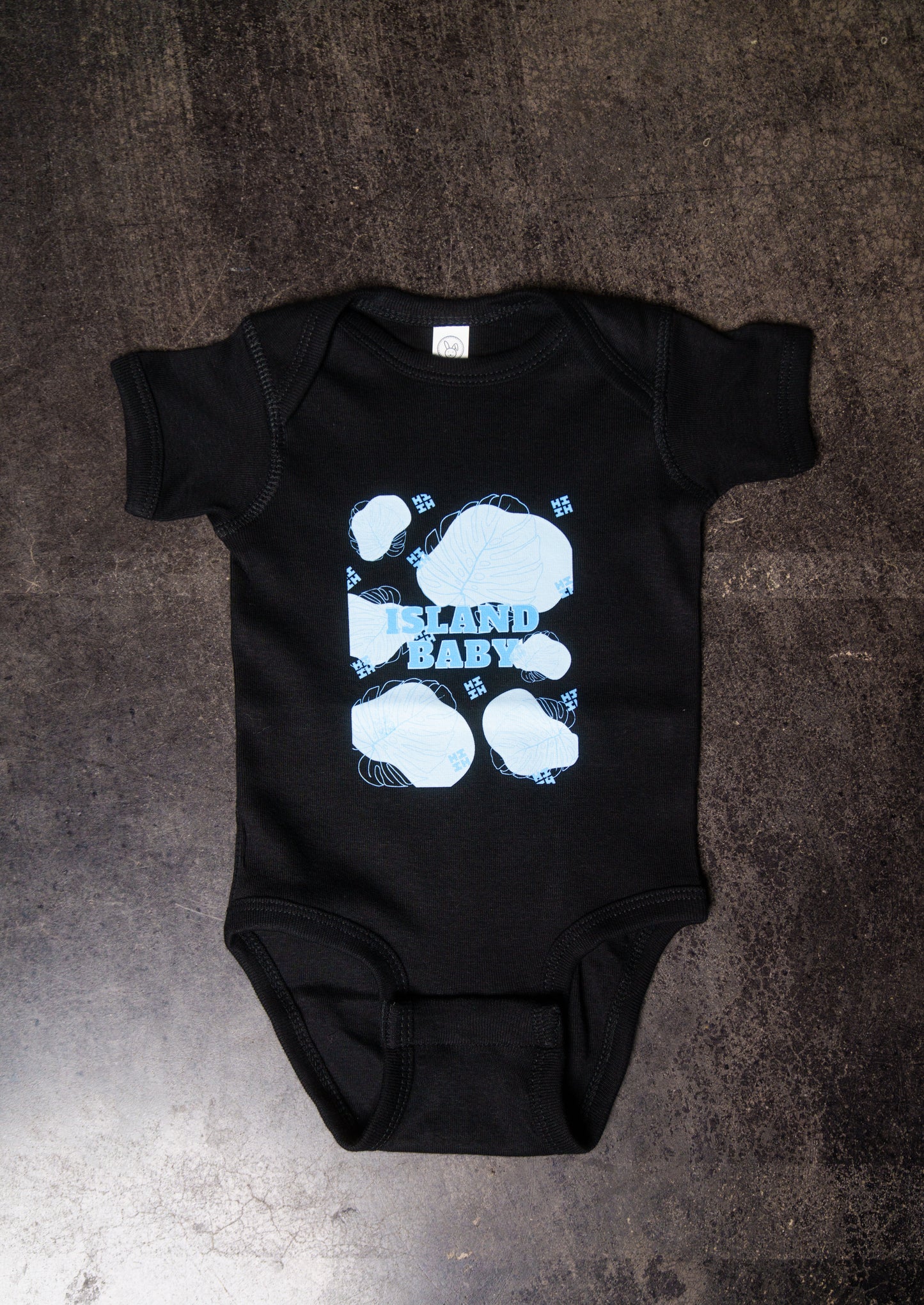 Island Baby Blue Onesie