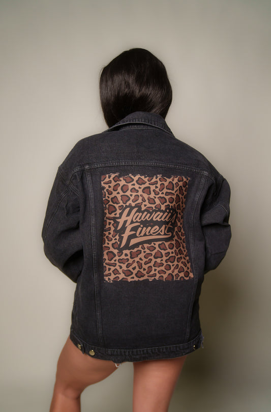 Cheetah Denim Jacket