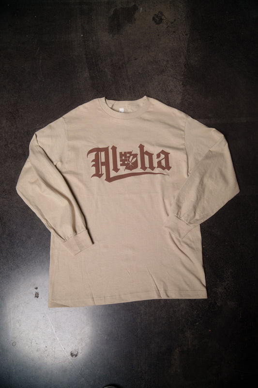 Tan Aloha Long Sleeve