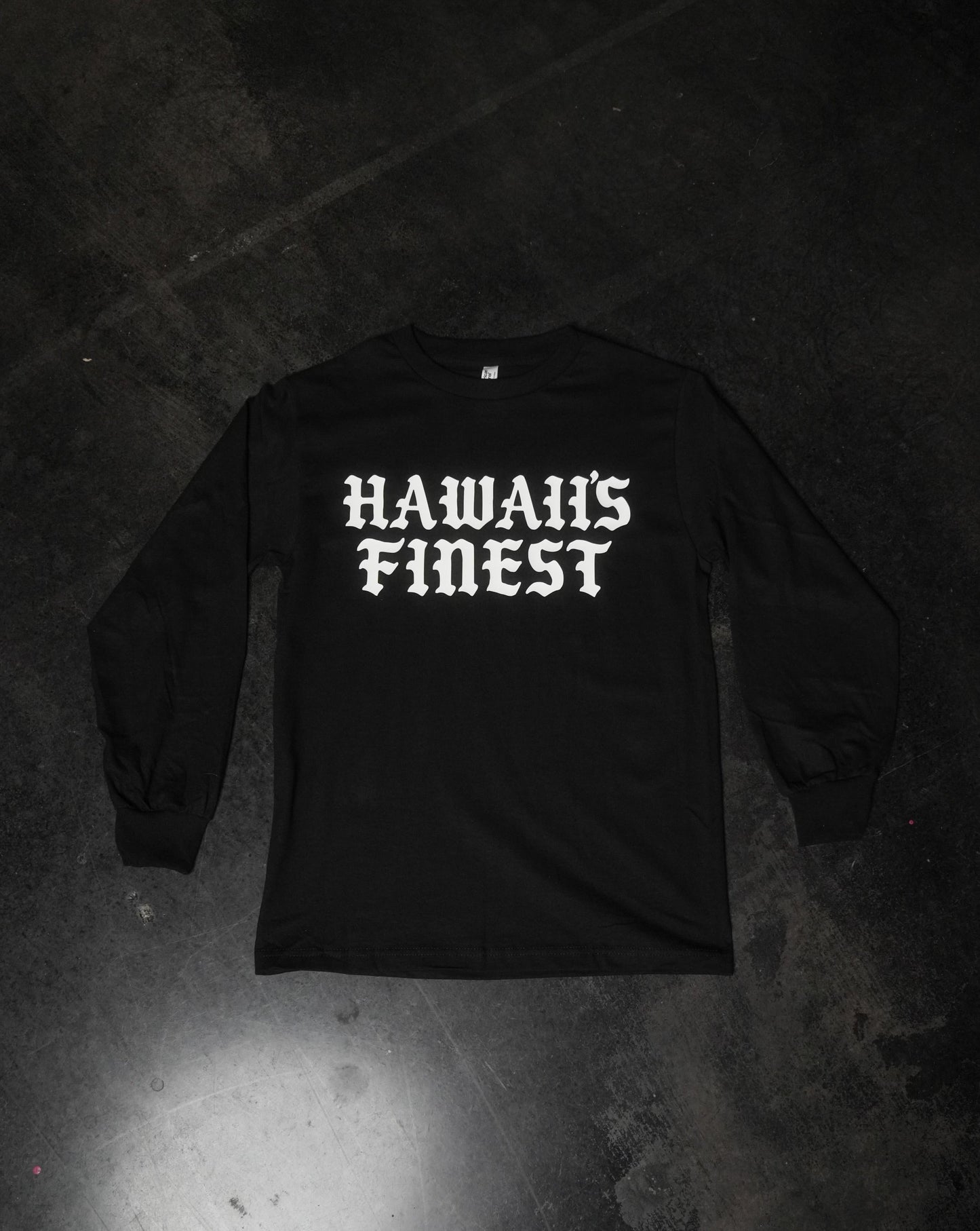 Black Long Sleeve Sports Logo