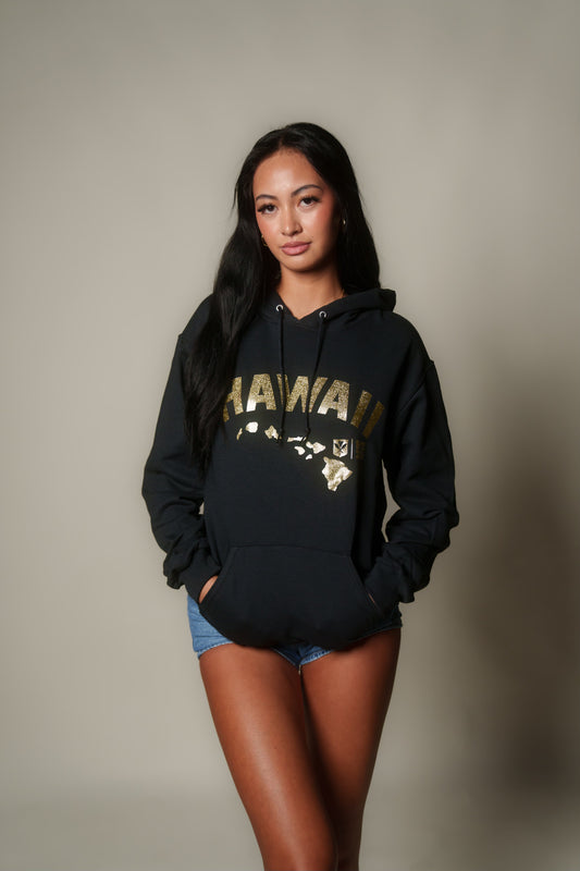 Hawai'i Islands Black Hoodie