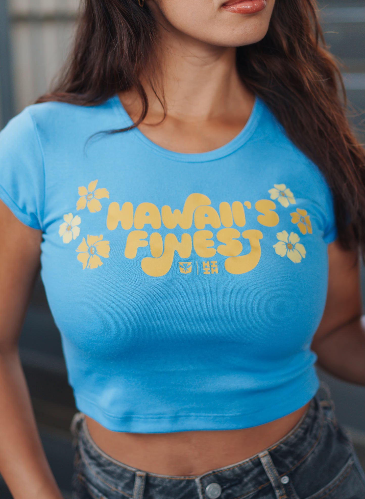 Bluey Fitted Crop