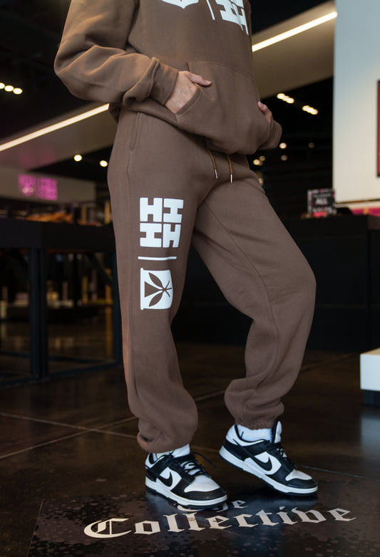 Chocolate Simple Logo Sweats