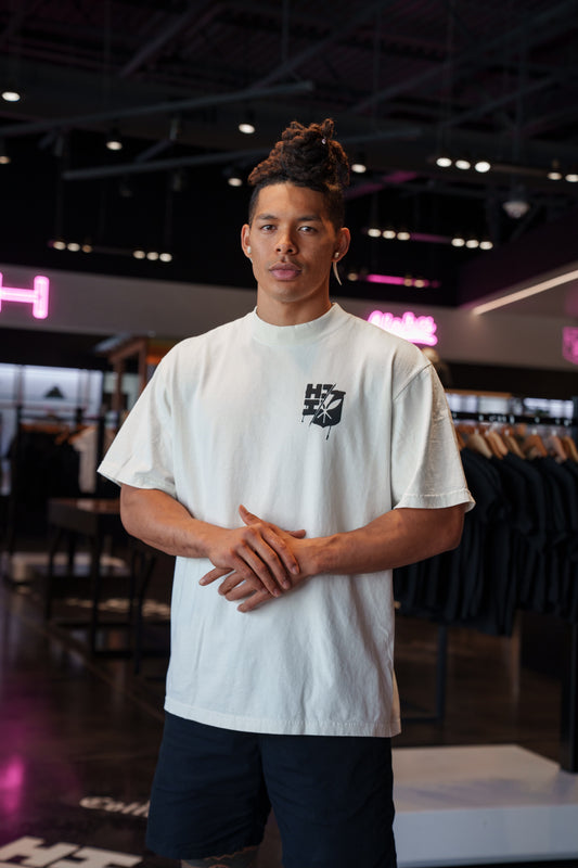 Split Logo Off White T-Shirt