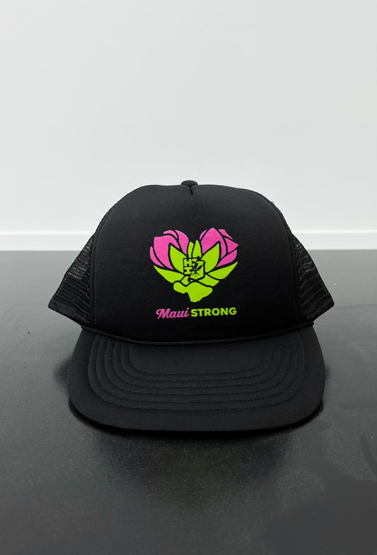 Maui Strong Hat- Black