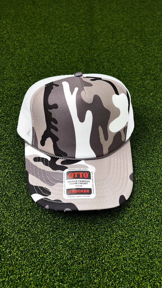 Grey Camo Otto Cap