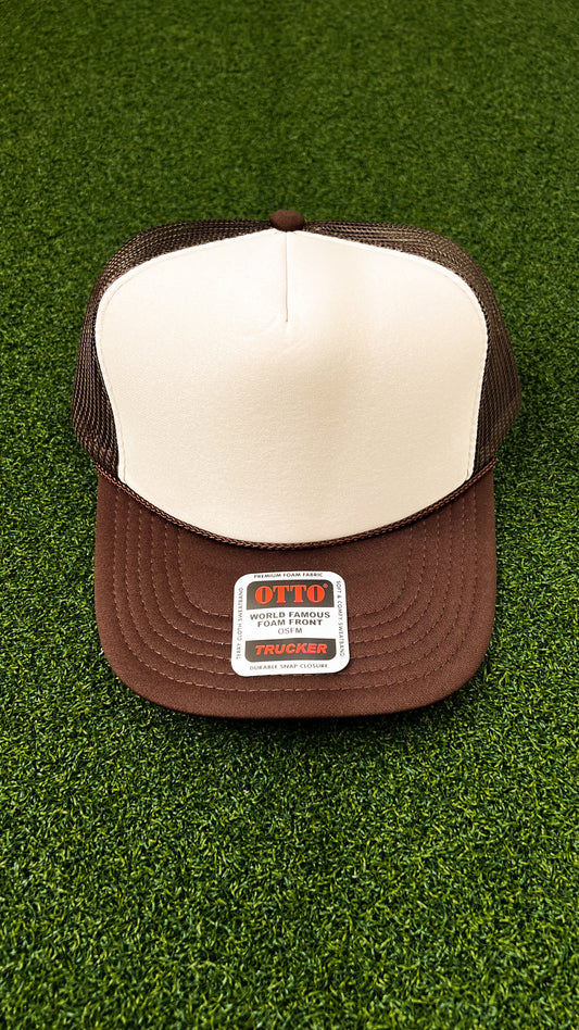 Brown & Beige Otto Cap