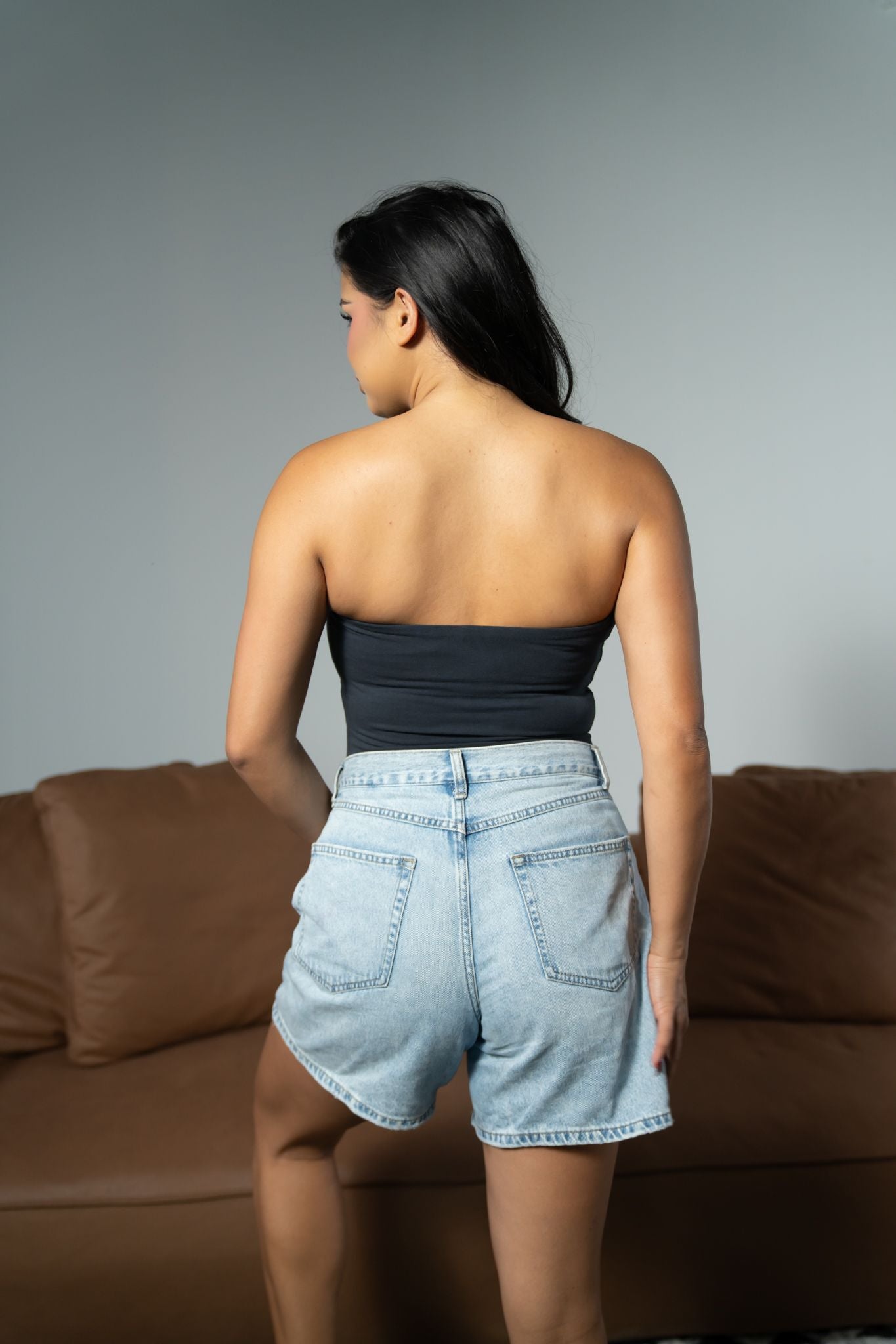 Women's Navy Tube Top