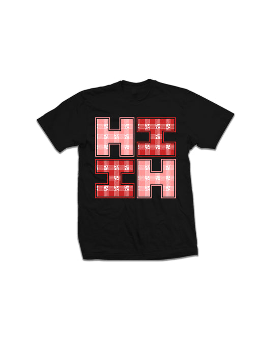 RED & PINK PALAKA T-SHIRT