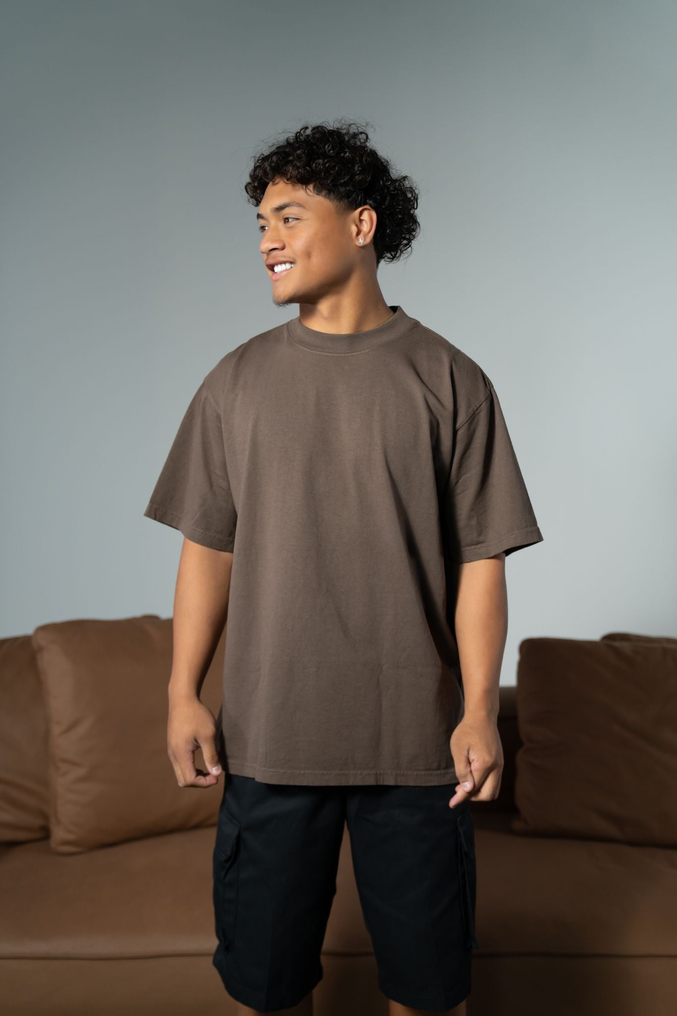Chocolate Garment Dye T-Shirt