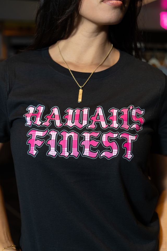 Women's Pink Palaka Top