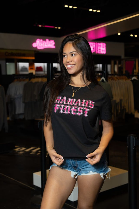 Women's Pink Palaka Top