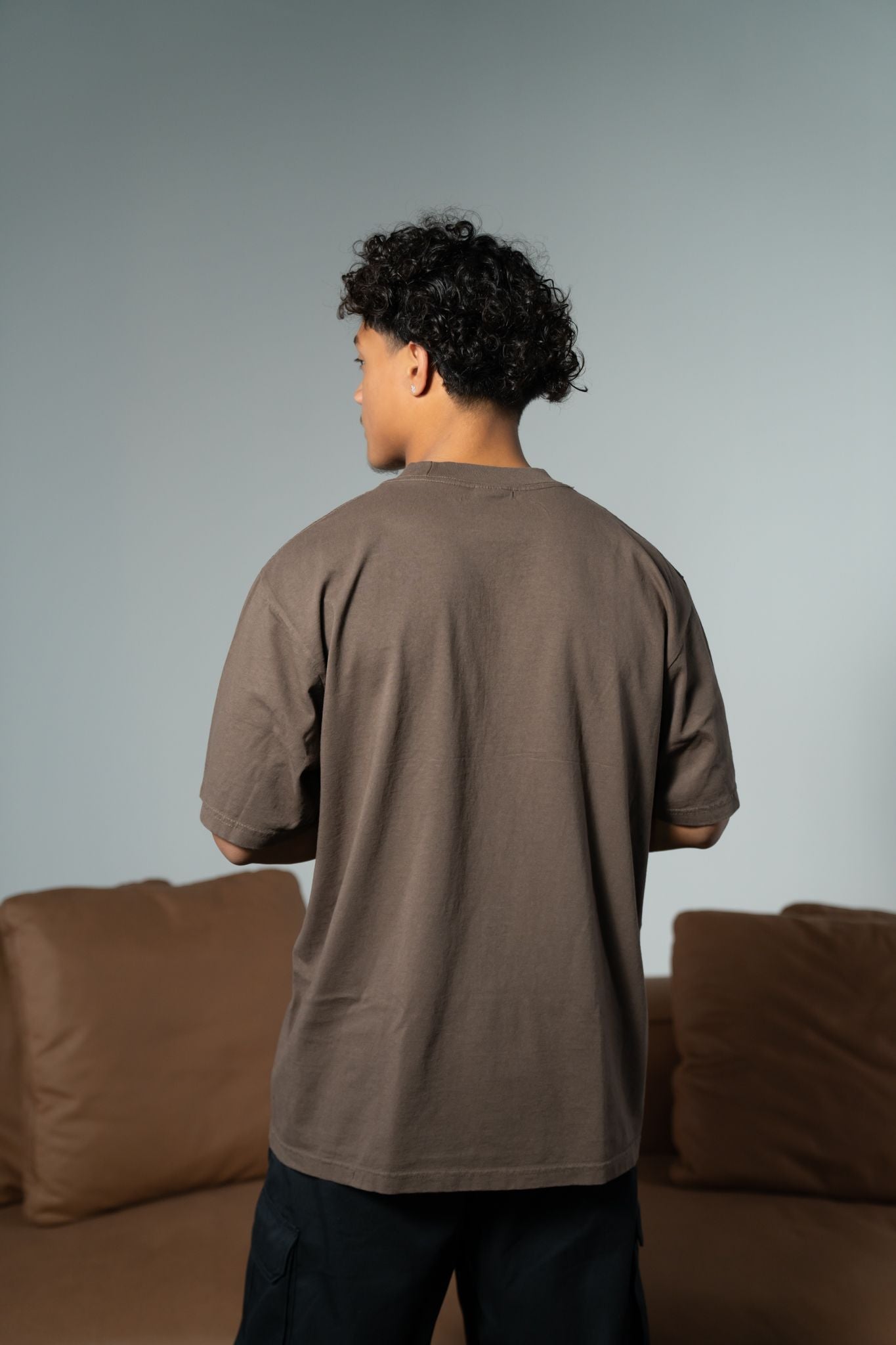 Chocolate Garment Dye T-Shirt