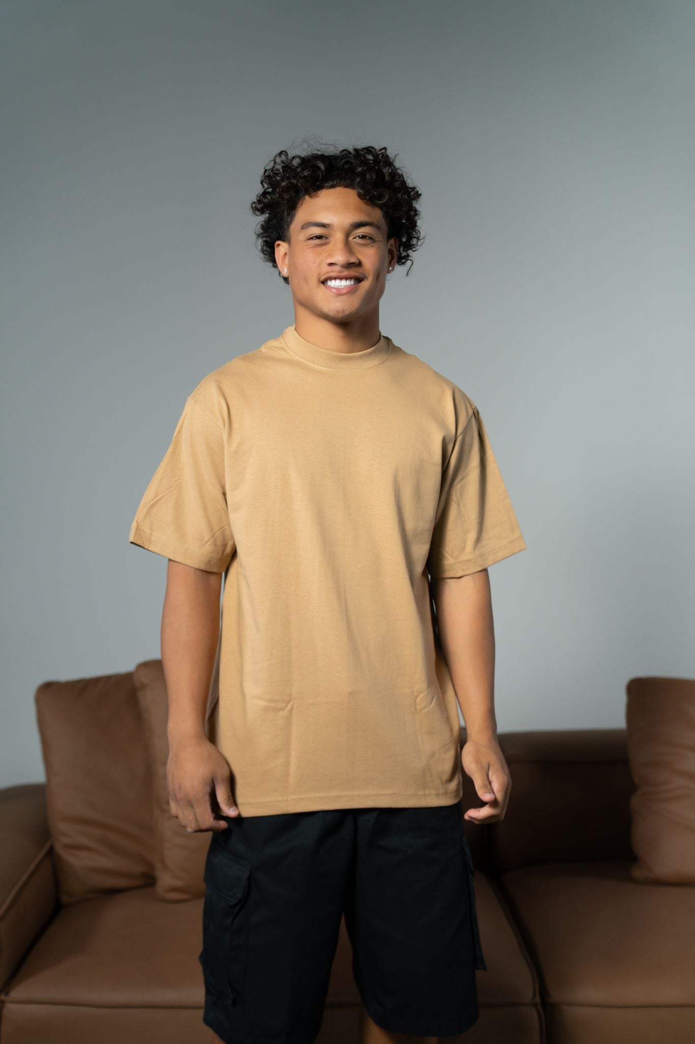 Khaki Garment Dye T-Shirt